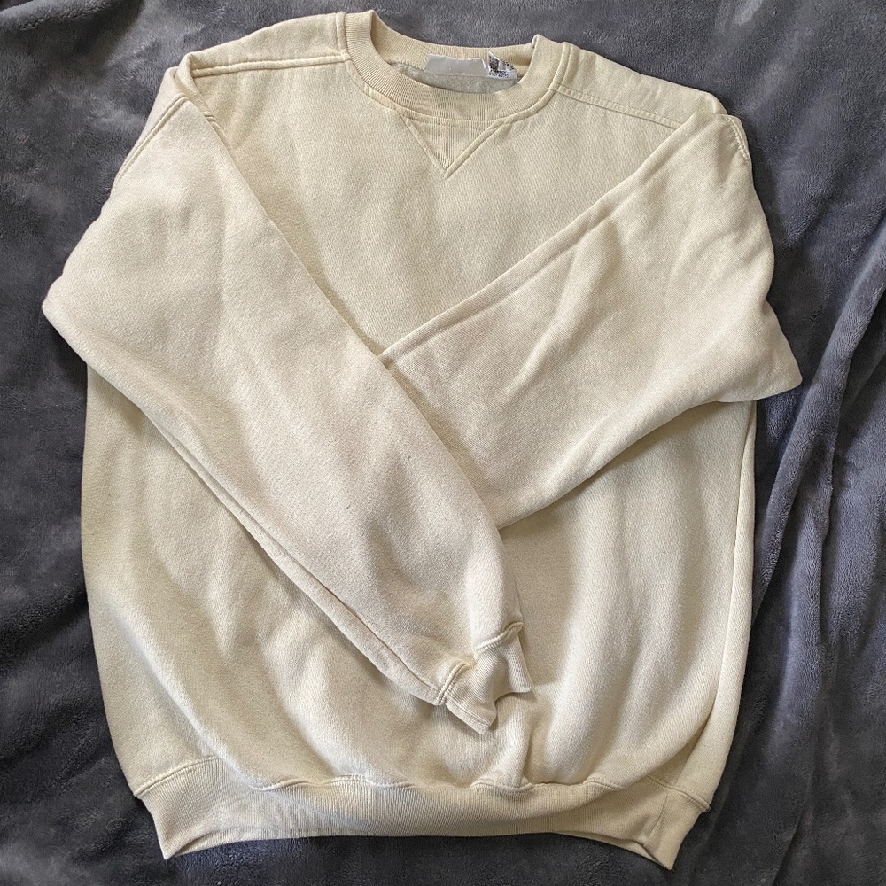 Yellow Pullover Sweatshirt